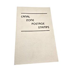 Vintage Canal Zone Postage Stamps Book from Canal Zone Postal Service LI633